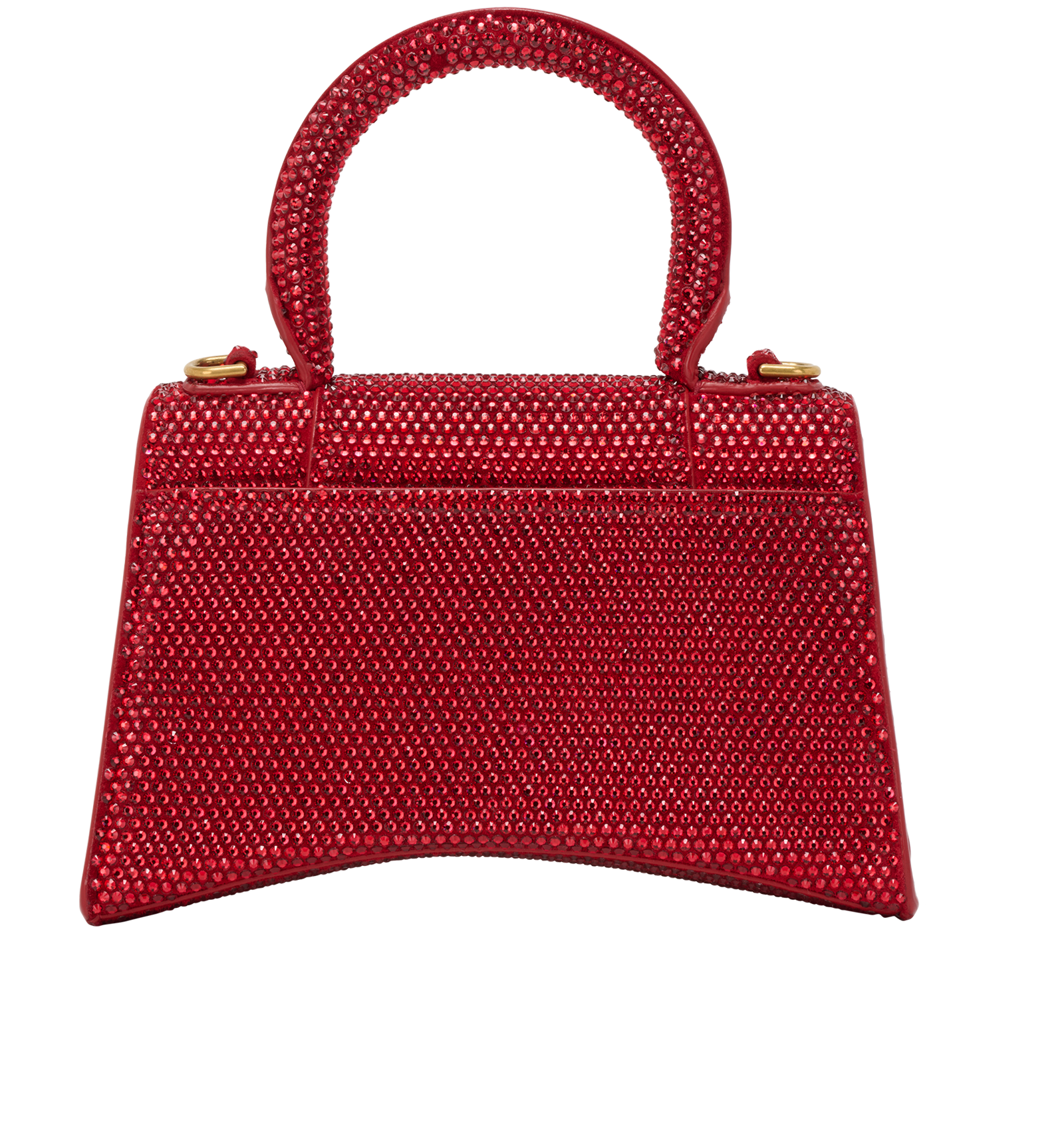 Rhinestone Hourglass XS, &pound;950, Handbags, Red, Leather, Back view
